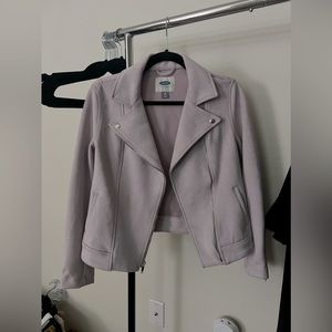 Old Navy suede lavender jacket